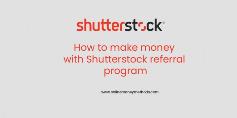 How to earn money with shutterstock Referral program