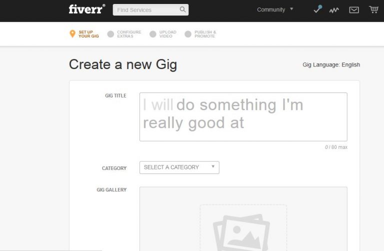 How to create perfect fiverr gig.