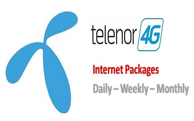 Telenor 2G, 3G & 4G Internet Packages 2018