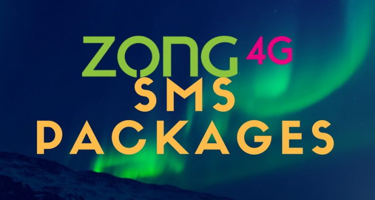 Zong SMS Packages Daily, Weekly and Monthly 2019