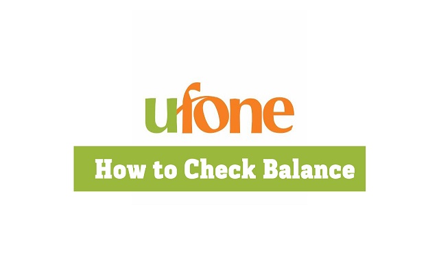 How To Check Ufone Balance