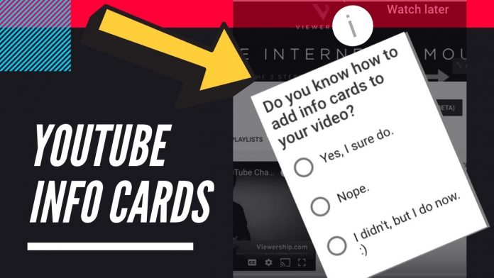 How to Add Info Cards to Your YouTube Video