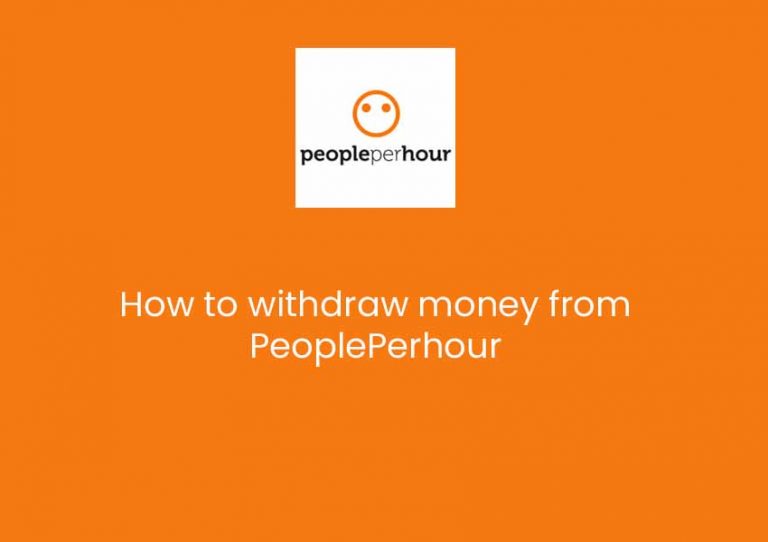 How to withdraw money from PeoplePerHour?
