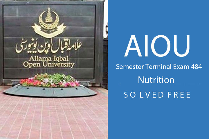 AIOU Semester Terminal Exam 484 Solved