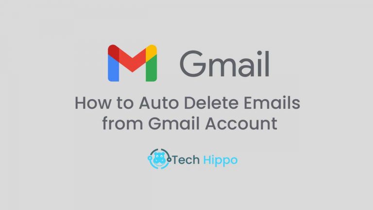 How to Auto Delete Emails from Gmail Account
