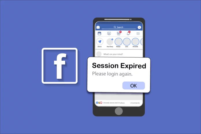 facebook login session expired